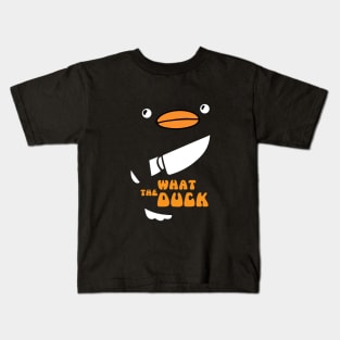 I Choose Violence Funny Duck Kids T-Shirt